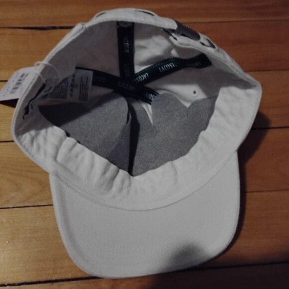 NEW Lacoste Kids 2 5 Years White Baseball Cap With Tags - Picture 5 of 6